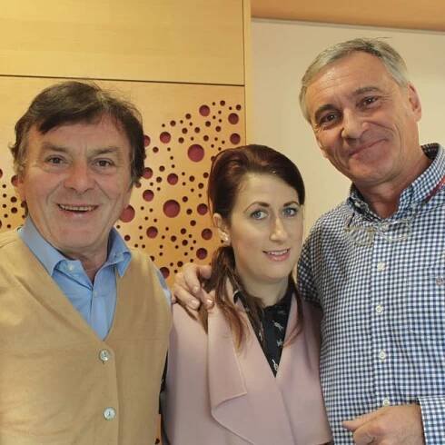 Pavel a Monika Trávníčkovi s moderátorem Janem Čenským | foto: Elena Horálková