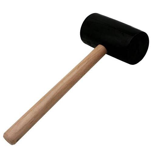 Gumová palice 1 kg (černá)