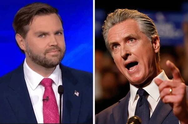Newsom's Three-Word Comeback To Vance Goes Viral