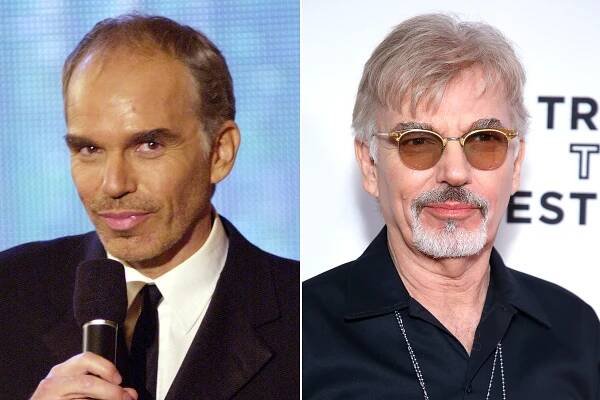Even as he goes grey, Billy Bob Thornton's hair is thicker than ever in 2019 in comparison to his 2002 tresses.