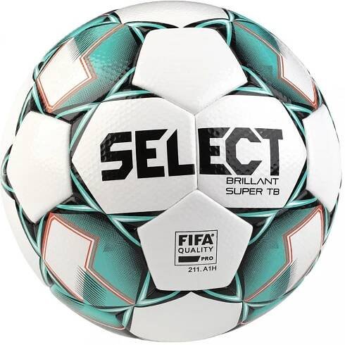Fotbalový míč Select FB Brillant Super TB originál, bílo zelená