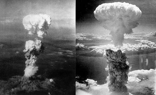 V srpnu 1945 USA svrhly jaderné bomby na Hirošimu a Nagasaki - Noveslovo
