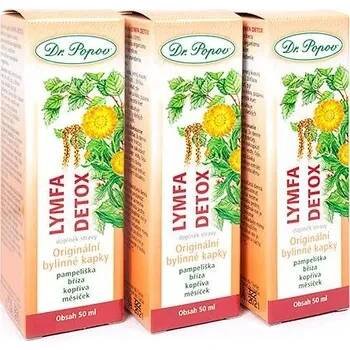 Přírodní produkt Lymfa – detox, originální bylinné kapky Dr. Popov