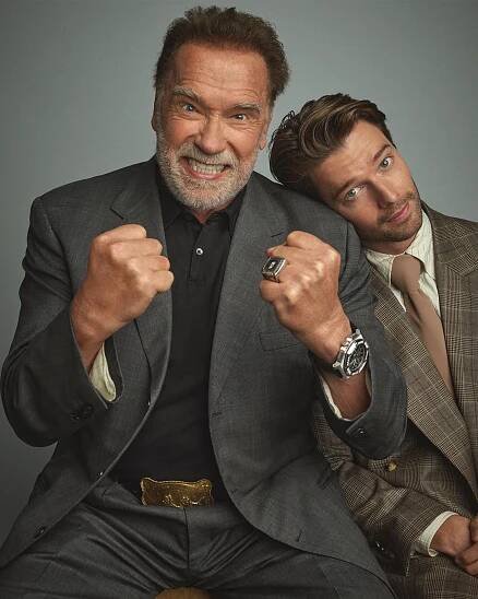 Arnold and Patrick Schwarzenegger on Nude Scenes and Nepo Babies