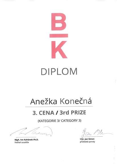 GRATULACE K ÚSPĚCHU V SOUTĚŽI - Konzervatoř Evangelické akademie