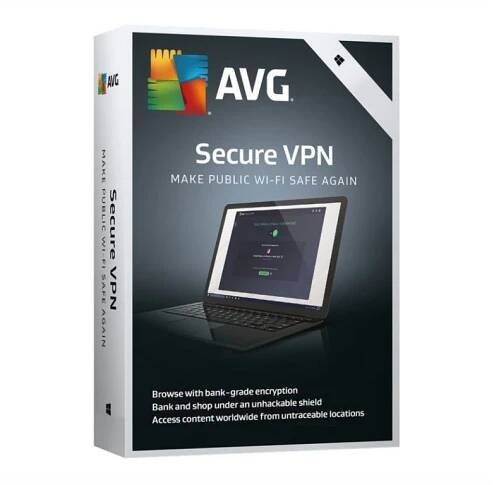 AVG Secure VPN - nejlevnější elektronická licence