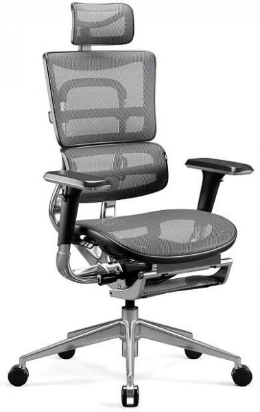 Ergonomická židle DIABLO V-MASTER: černo-šedá