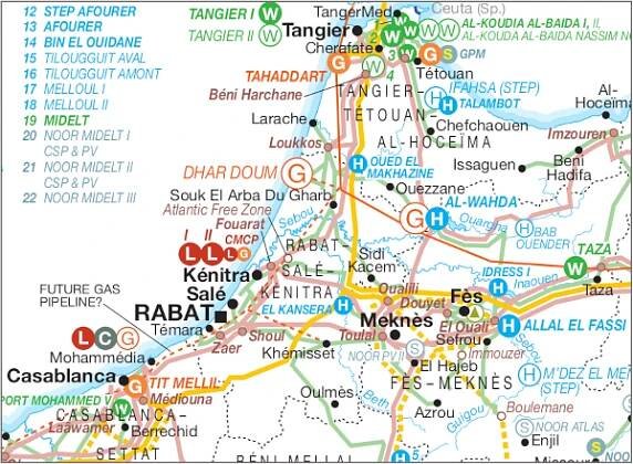 Morocco power map carousel image