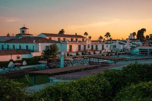 san pedro de alcantara at sunset