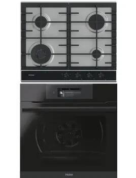 Vestavná trouba set Haier HWO60SM6T5BH + HAHG6BF4XH