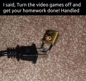 Evil Way to Force Your Kids To Stop Playing Video Games and Get Homework Done