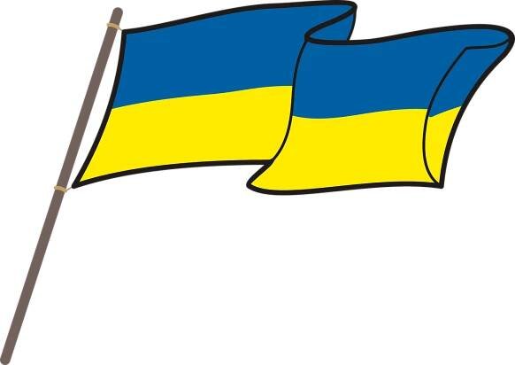 Ukrajina, Vlajka, Grafika, Národní Barvy