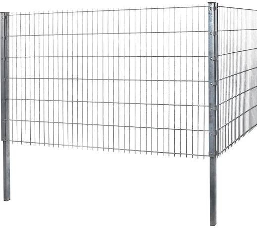 Floraworld Drátěný plotový panel, dvojitý 6/5/6, pozinkovaný, 203 x 251 cm