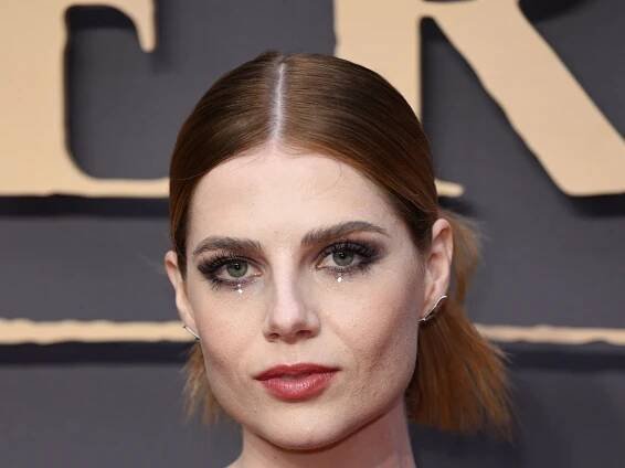 Lucy Boynton’s Latest Beauty Look? Goth-Girl Glamour