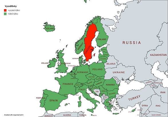 Aktuální seznam bezpečných zemí