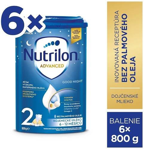 Nutrilon Advanced 2 Good Night 6 x 800 g - ONLINE SÁMOŠKA