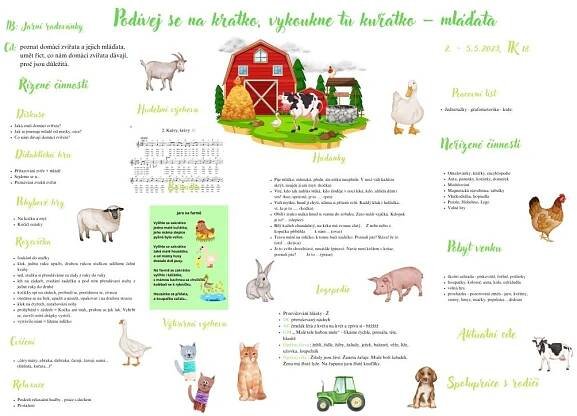 the farm animals are depicted in this poster