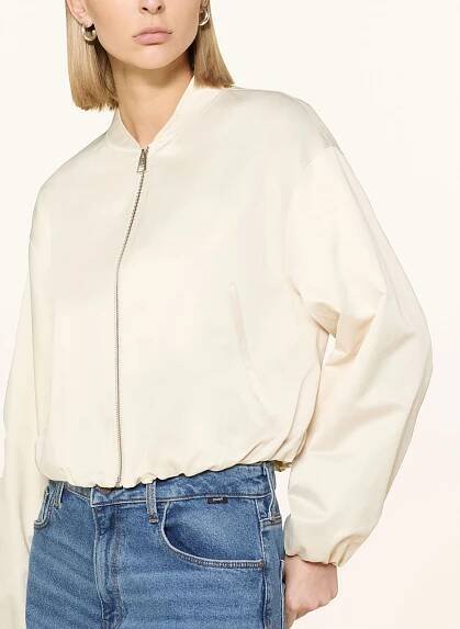 Marc O'Polo Saténový blouson: BÉŽOVÁ
