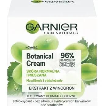 Pleťová kosmetika Garnier, Botanical Cream hydratačný krém na tvár pre normálnu a zmiešanú pleť 50ml