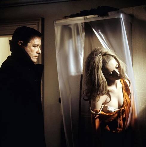 WAIT UNTIL DARK, from left: Richard Crenna, Samantha Jones, 1967