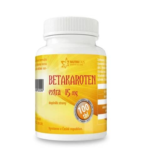 Betakaroten extra 15mg 100tbl.