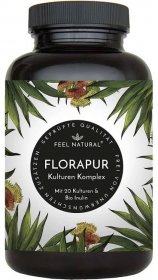 Florapur culture complex Feel natural, 180 kapslí, 88 g
