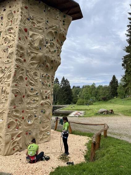 Lezecká stěna - Lanový park Bedřichov