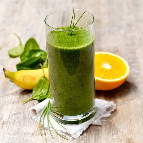 Zobrazenie receptu Pomarančovo-špenátové smoothie