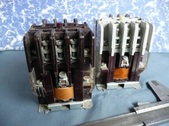 Třífázové stykače V25M, V25D, V25E, V25D a V16M, V16D