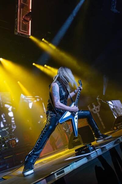 FOTOREPORT: V Praze se setkaly legendy. V O2 areně vystoupili Judas Priest, Saxon a Uriah Heep
