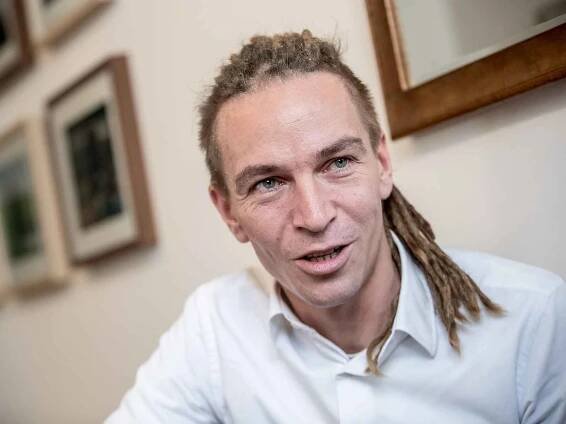 Předseda Pirátské strany Ivan Bartoš.