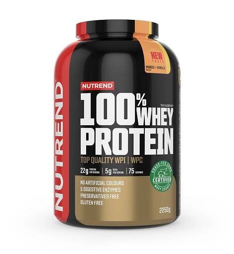 Nutrend 100% WHEY PROTEIN 2250 g VANILKA