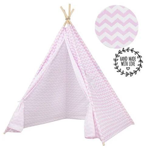 Teepee stan pro děti SPRINGOS TEPE19 růžový