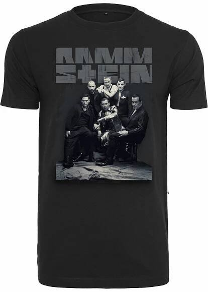 Rammstein tričko, Band Photo Black, pánské