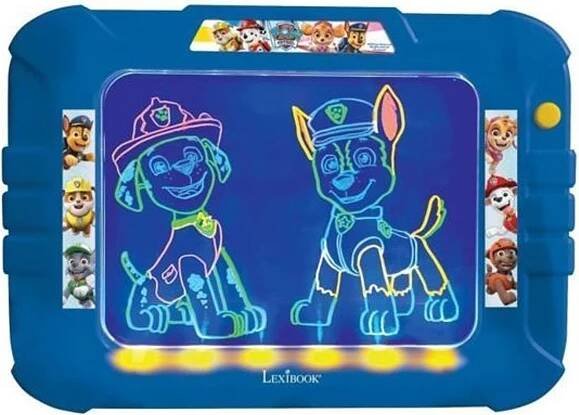 Lexibook Elektronická neónová kreslicí tabulka Tlapková Patrola