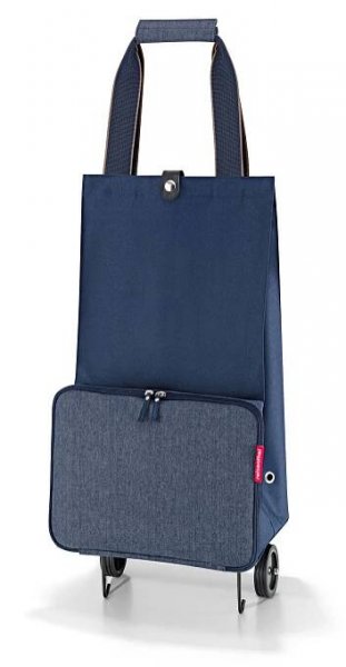 Reisenthel Foldabletrolley Herringbone dark blue