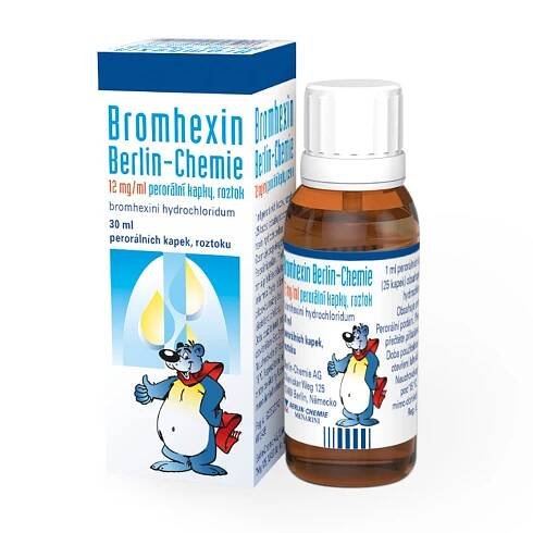 BROMHEXIN BERLIN-CHEMIE 12MG/ML perorální kapky, roztok 30ML - skladem