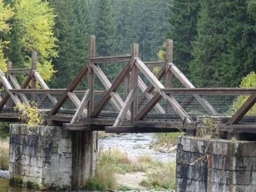 Fotografie - Vydra, km 9,6 - hradlový most Rechle - 10.10.2017 • Mapy.cz