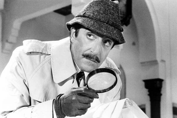 Peter Sellers as Inspector Jacques Clouseau in 'Return of the Pink Panther'
