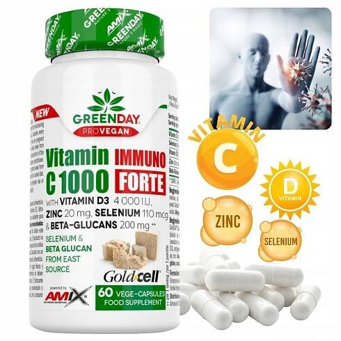 Vitamín C a D3 Selen Zinek Beta Glukan Zinc Selenium Podpora imunity