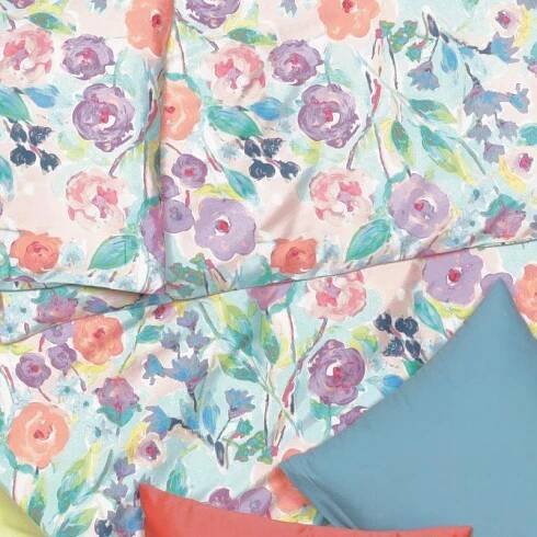SCANquilt povlečení SATÉN DESIGN florentina pastelová
