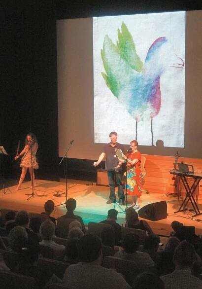 David Goldsmith and Alice Owen at the State Library
