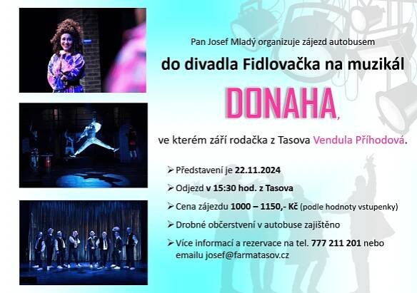 Zájezd na muzikál DONAHA