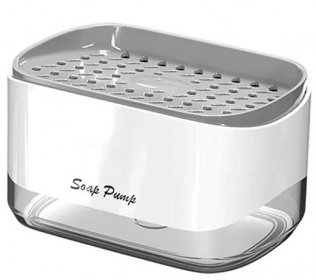 Дозатор для моющего средства HomeDivision Soap Pump and Sponge Caddy оптом