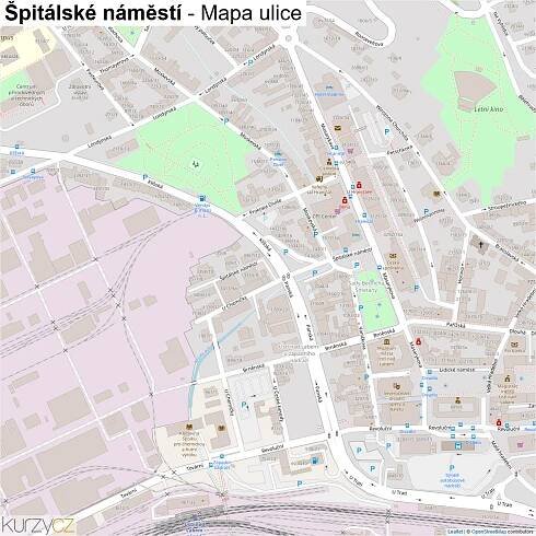Špitálské náměstí - mapy | Kurzy.cz