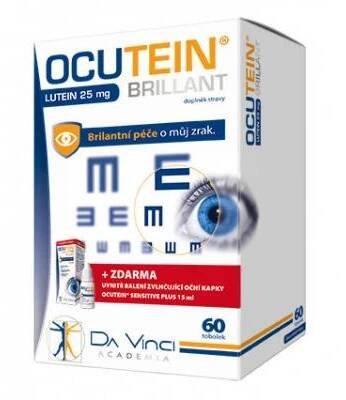 Ocutein Brillant Lutein 25mgDaVinci 60tob.+kapky