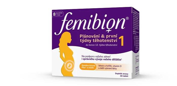 Femibion 1 Plánování a první týden těhotenství