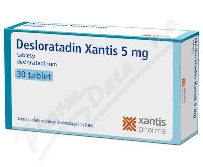 Desloratadin Xantis 5mg tbl.nob.30