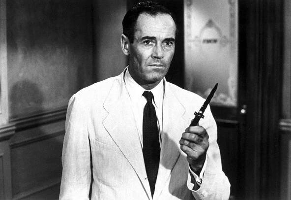 A classic capture of Henry Fonda from the 1957 film '12 Angry Men' Wallpaper