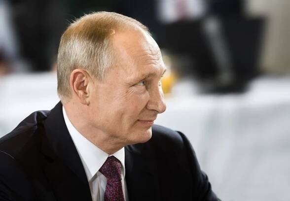 Ruský prezident Vladimir Putin — Stock obrázek